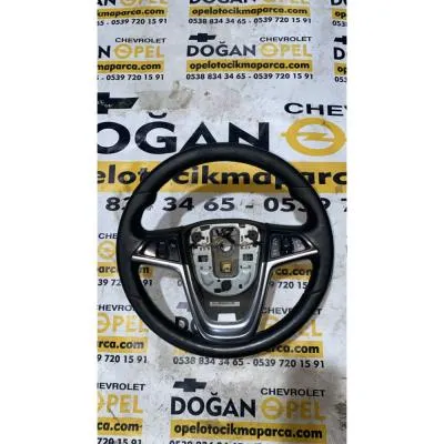Opel Astra J Spor Deri Direksiyon Simidi Ve Direksiyon Kontrol Düğmeleri Cosmo Paket GM 