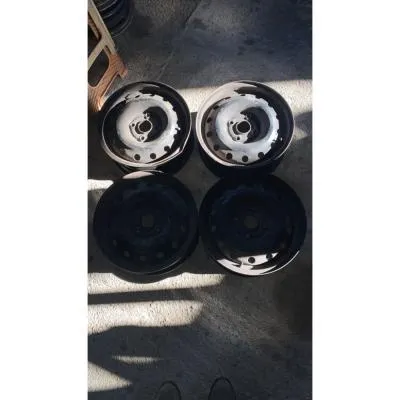 Chevrolet Lacetti Çıkma Siyah Jant Takımı 15 İnç 4 Bijon 