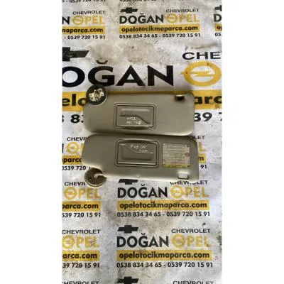 Chevrolet Yeni Aveo T300 Çıkma Orijinal Güneşlik Takımı Sağ-Sol GM 