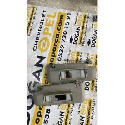 Opel İnsignia Astra J Cruze Işıklı Aynalı Güneşlik Takımı GM Orijinal 